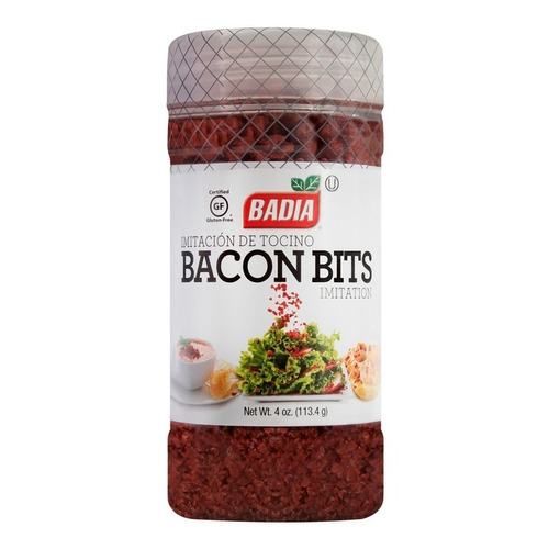 Bacon Bits Badia Imitación Tocino Gluten Free Especias 113.4