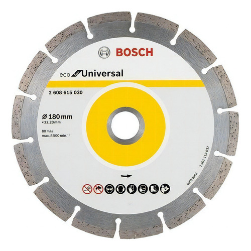 Disco Diamantado Segmentado 230mm Eco For Universal Bosch