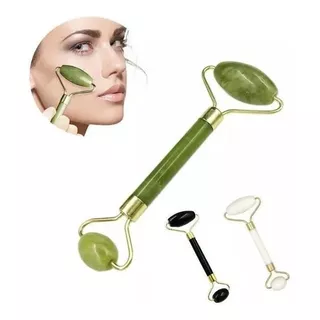 Masajeador Facial Rodillo De Jade Roller Masaje Anti Arrugas