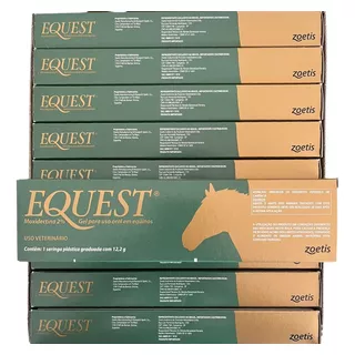 Equest Moxidectina 2% Vermifugo Cavalos Muares Kit Com 5