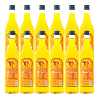 Licor De Durazno 950ml Caja X12 La Triestina