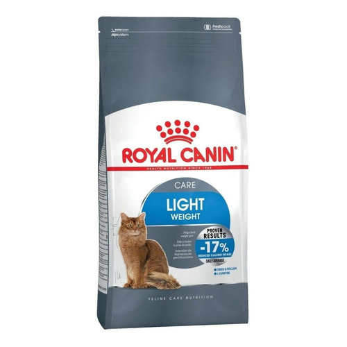 Alimento Royal Canin Feline Care Nutrition Light para gato adulto sabor mix en bolsa de 7.5kg