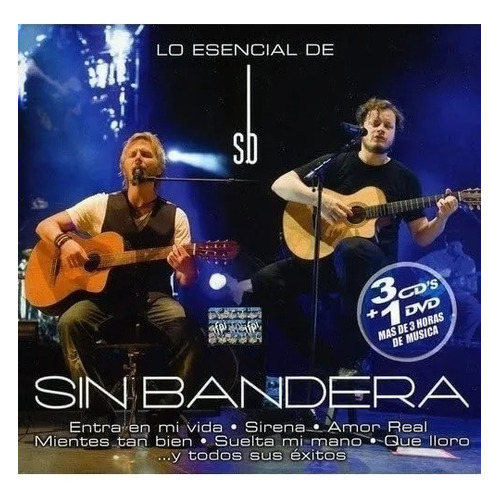 Sin Bandera - Lo Esencial De Sin Bandera 3 Cd's + Dvd