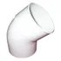 Codo Pvc 45o Hh 110 Mm (pared Gruesa / 3.2 Mm) Homologado Pf