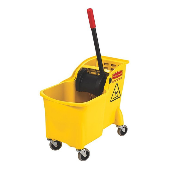 Carro Estrujamopa 25 Litros Amarillo Rubbermaid