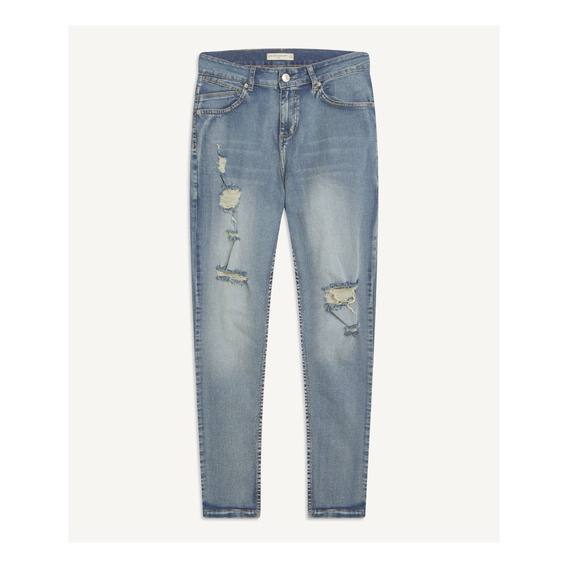 Jean Hombre Skinny Azul Seven Algodón 45160413-539