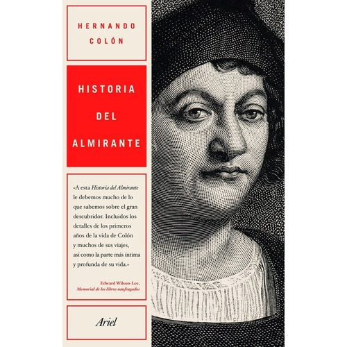 Historia del Almirante, de Colón, Hernando. Editorial Ariel, tapa blanda en español