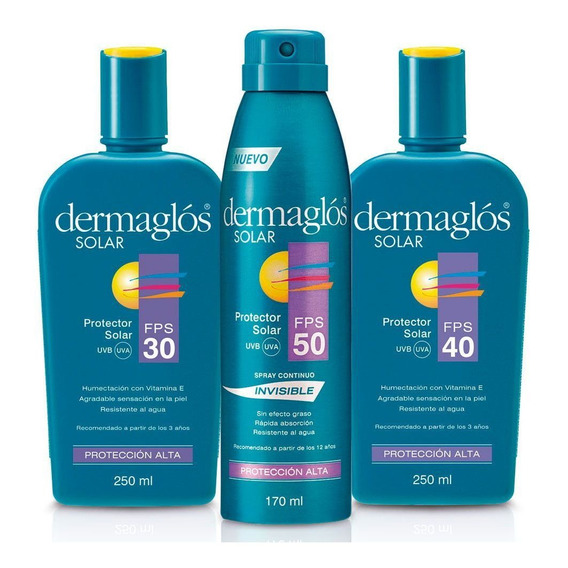 Dermaglós Solar Combo Protección Completa Para Adultos