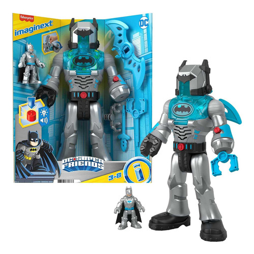 Imaginext Figura De Acción Batman Insider & Exo Traje Gris