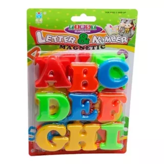 Min Set Magnetico Del Abecedario Y Numeros Para Los Pequeños