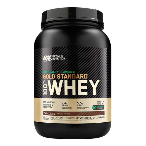 100% Whey Protein Natural - Optimum Nutrition (1,9 Lb) Sabor Chocolate