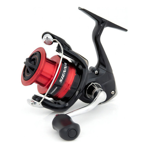 Carrete Shimano Sienna 2500hg Color Negro/Rojo Lado de la manija Derecho/Izquierdo