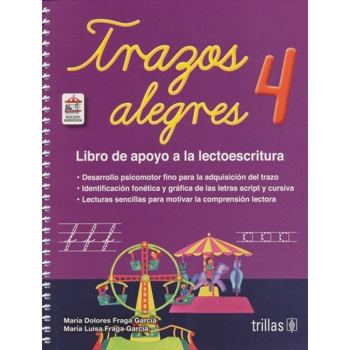 Trazos Alegres 4 Libro De Apoyo A La Lectoescritura Trillas