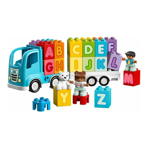 Bloques para armar Lego Duplo Alphabet truck 36 piezas  en  caja