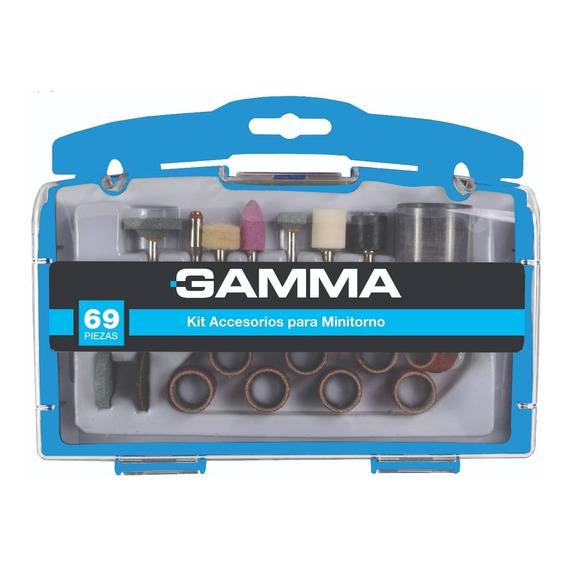 Set Kit Accesorio Mini Torno 69 Piezas Gamma G19504ac Dreme