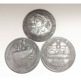 Moneda Militar, 5 Centímetros, Set 3 Uni Armada Alemana 