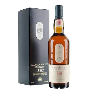 Whisky Single Malt Lagavulin 16 Años Islay Origen Escocia.