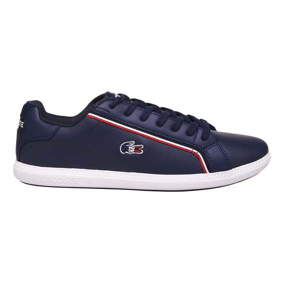 Tenis Lacoste Graduate De Piel Y Material Sintetico - Hombre