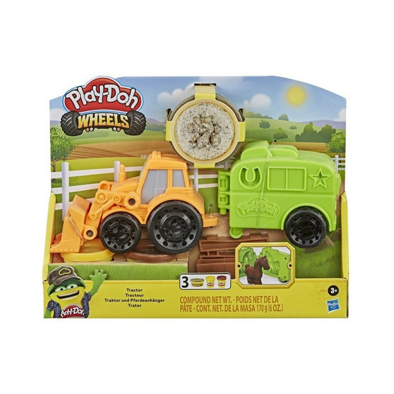 Juguete Tractor De Granja - Plastilina Play Doh Wheels