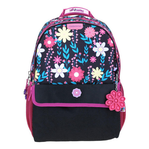 Mochila Grande Negro Chenson Happy Girl Primaria Karmin Para