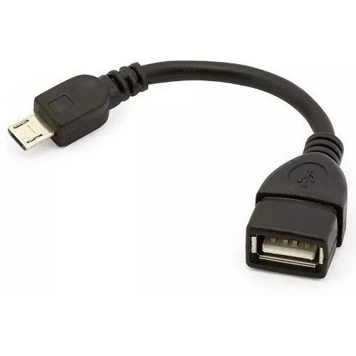 Otg Cable Usb V8 para teléfono celular Android, uso Pen Drive, ratón y teclado