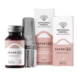 02 Fator Ac + 01 Protetor | Bioenergético Bothanica Mineral 