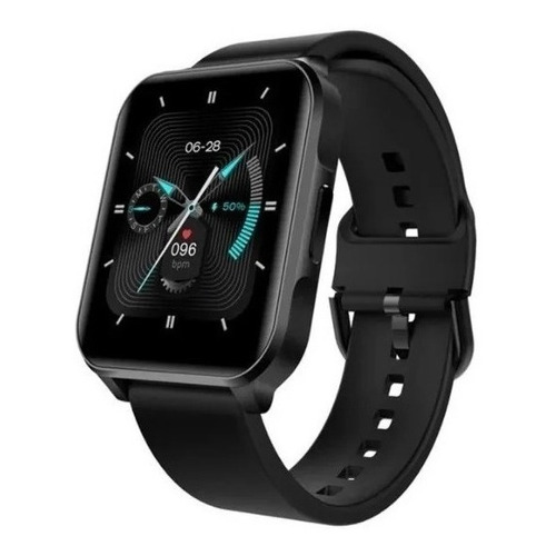 Smartwatch Lenovo S2 Pro 1.69" caja  negra, malla  negra de  silicona