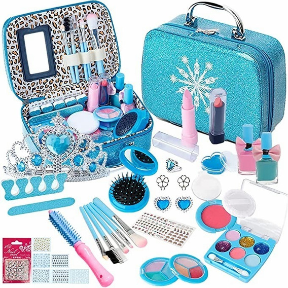 Kit De Maquillaje Para Niños Lavable Moda Conjunto 32 Pcs