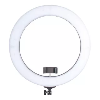 Luminador Led Ring Light 18 80w 48cm+tripe 448 Leds Forte Cor Da Estrutura Preto Cor Da Luz Branco-quente 110v/220v