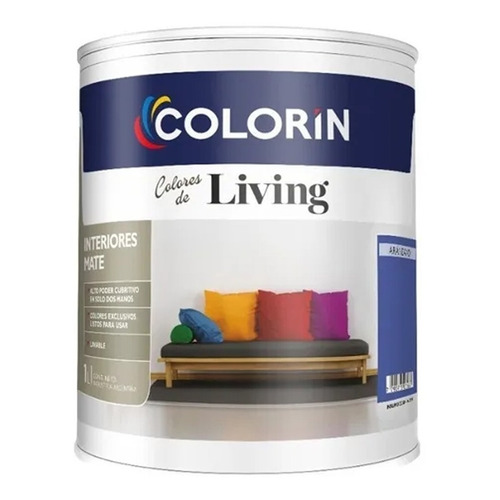 Colorin Living Pintura Latex Interior Mate Colores 1l Color Avellana