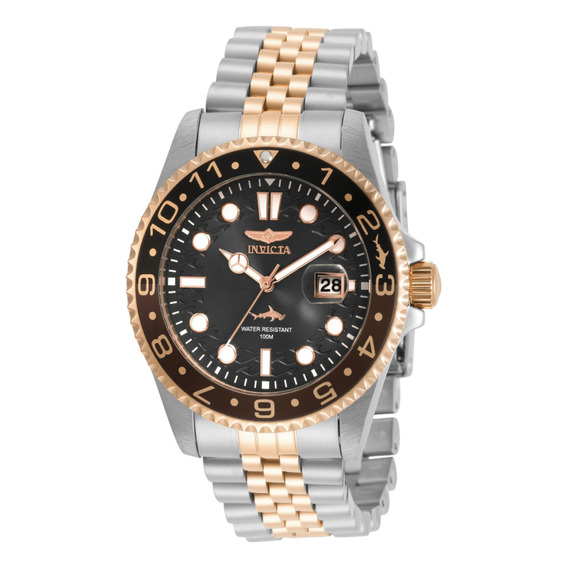 Reloj Para Hombre Invicta Pro Diver 30626  Acero, Oro Rosa 