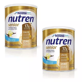 Nutren Senior Suplemento Em Pó Nestlé 370 Gr (kit C/2 Latas)