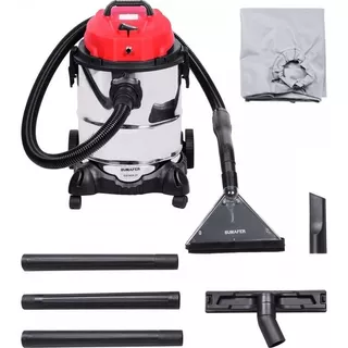 Worker Extratora Profissional Elw 25l Plateado E Vermelho 110v