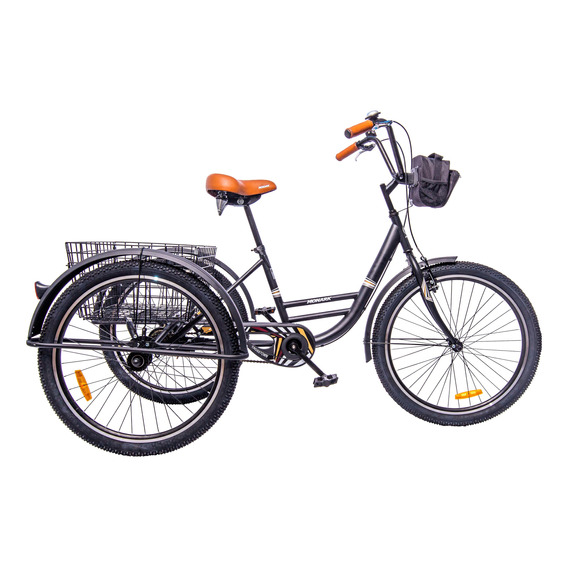 Bicicleta Tricicargo Crosstown  Aro 26   - Negro