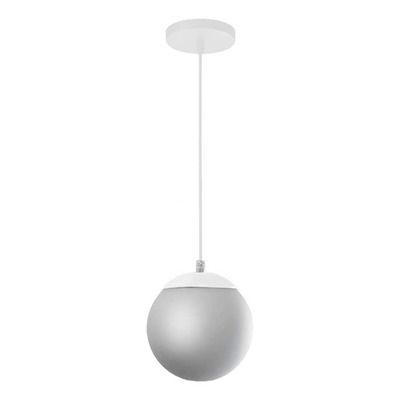 Colgante 1 Luz Globo Opal 15cm Deco Apto Led E-27 Blanco