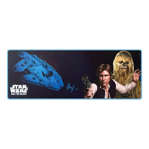 Steren Star Wars Mouse Pad Xtreme Gamer Trooper Com-044/sw Color Azul Diseño Impreso Chubaca Y Han Solo