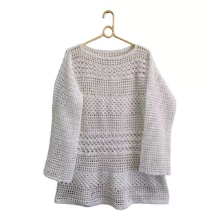 Sweater Tejido Crochet Xxl