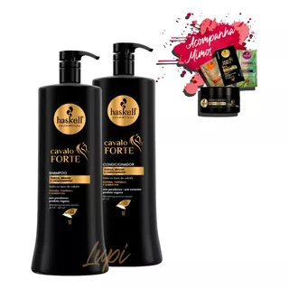 Kit Haskell Cavalo Forte Shampoo E Condicionador 1l