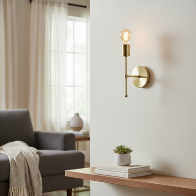 Aplique Pared 1 Luz Unidireccional Parker Moderno Cival 