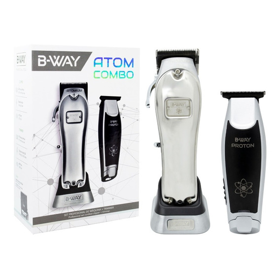 B-way Atom Combo Maquina Cortadora De Pelo + Trimmer 6c