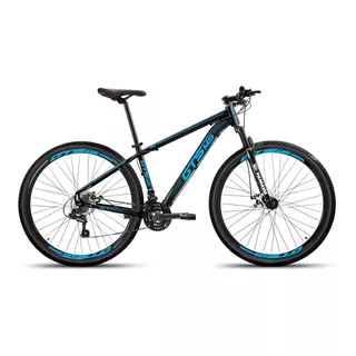 Mountain Bike Gts Pro M5 Techs Aro 29 19  21v Freios De Disco Mecânico Cor Preto/azul