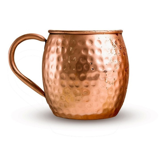 Mug Martillado 100% Cobre - República Del Cobre