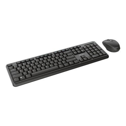 Combo Teclado + Mouse Trust Ody Inalámbrico Silencioso Esp