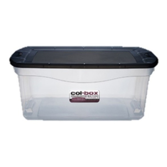 Caja Organizador Plastico C/ Tapa Taper 48 Lts Colombraro