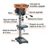Taladro De Banco 5/8´´x 13´´arbol 3/4 Hp 12 Vel Truper 16178