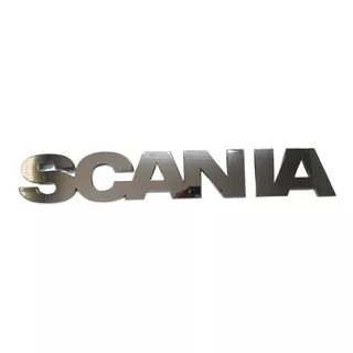 Emblema Letreiro Da Grade Scania S5 G/r Cromado Após 2010