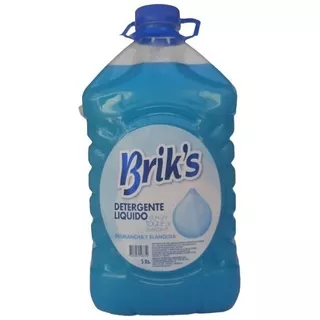 Pack 4 Detergentes Briks Celeste 5l