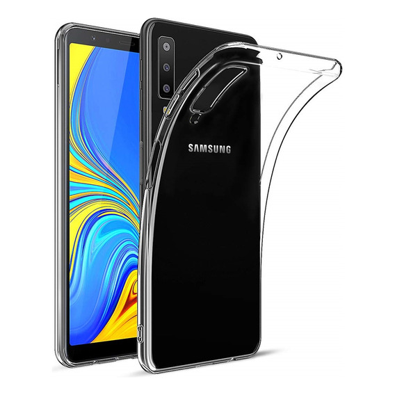 Funda Para Samsung A7 2018 Tpu 100% Transparente Antishock