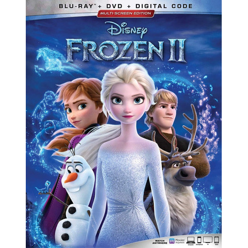 Blu-ray + Dvd Frozen 2