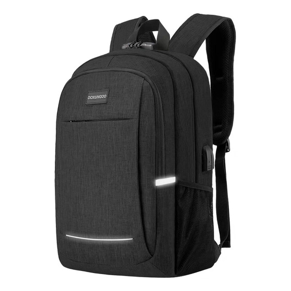 Doxungoo  Mochila Para Portátil, Mochila Antirrobo Con Puerto De Carga Usb Y Puerto Para Audífonos Para Mujeres Y Hombres, Hasta 15.6 Pulgadas